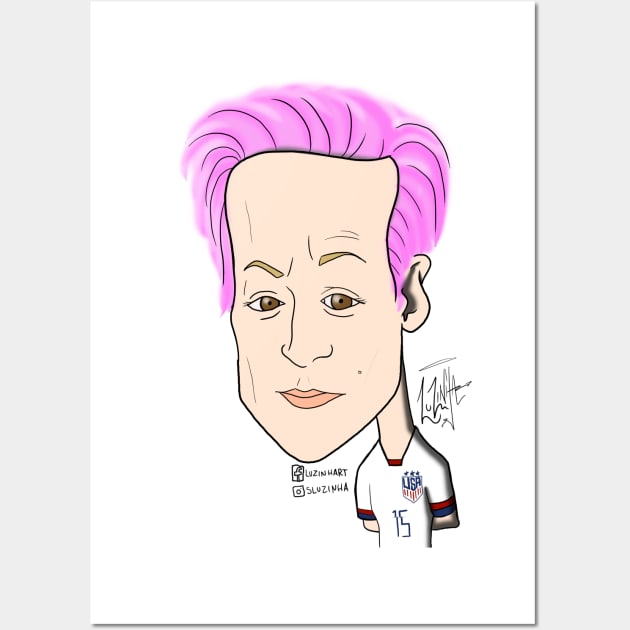 Megan Rapinoe Wall Art by Luzinha